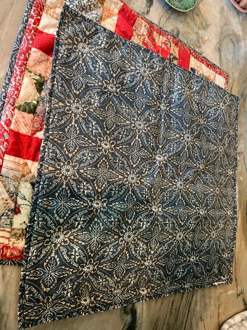 ⸻  ❤️ Pottery Barn Emerson Patchwork Quilted Euro Pillow Covers – Set of 2 ❤️
